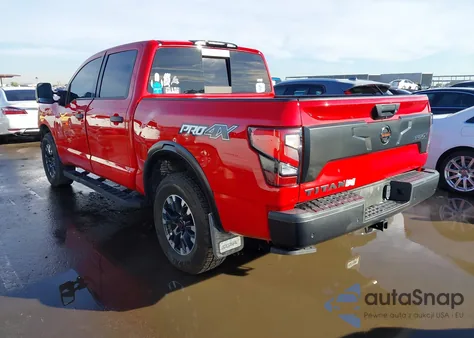 2021 Nissan Titan Pro-4X 4X4 из США, поврежденный, VIN 1N6AA1ED9MN530072
